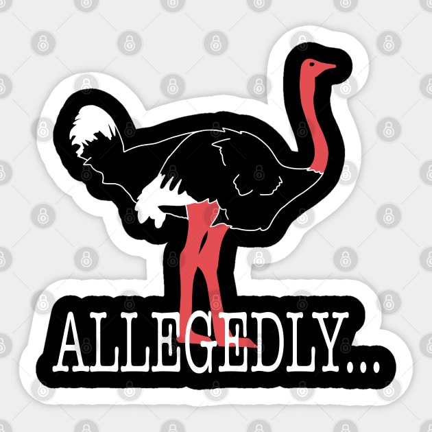 Allegedly... Sticker by BrewDesCo